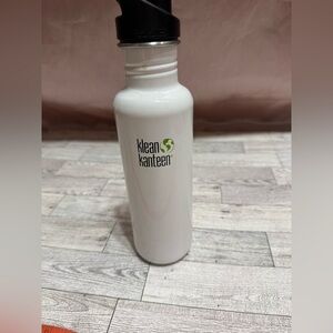 Klean Kanteen White 18 oz Stainless Steel Bottle